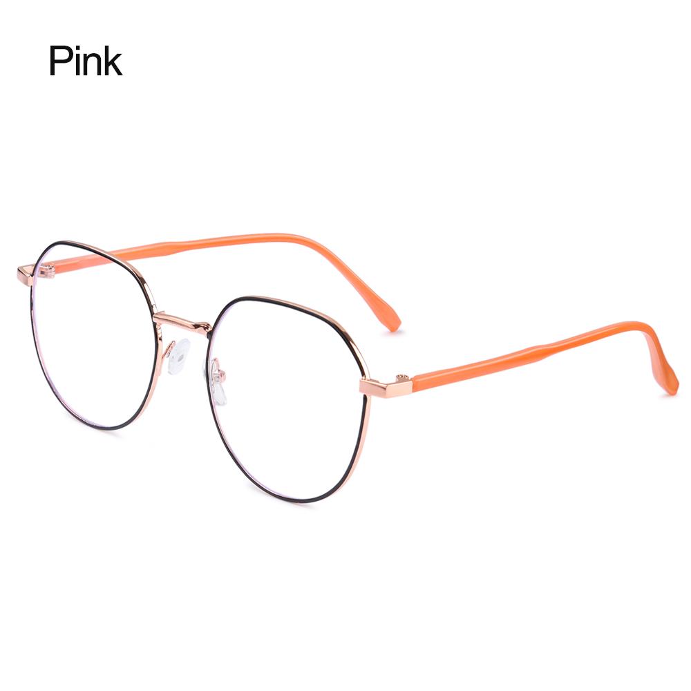 Fashion Anti Blue Light Glasses Retro Metal Round Frame Glasses Men Women Radiation Protection Anti-Reflective Computer Goggles