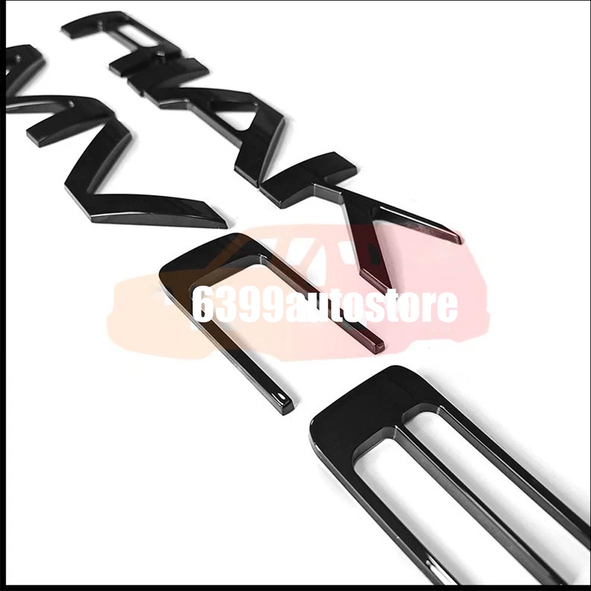 Gloss Black Raised Rear Tailgate ert Letter Emblem For  - 2025 Maverick