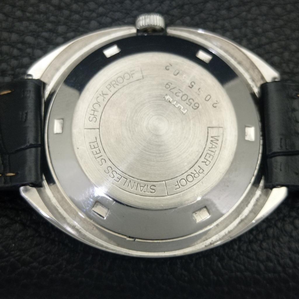 AUTOMATIC VINTAGE HMT ARVIND INDIAN 6501 MENS ORIGINAL DIAL WATCH a703273-1 R213a-a703273