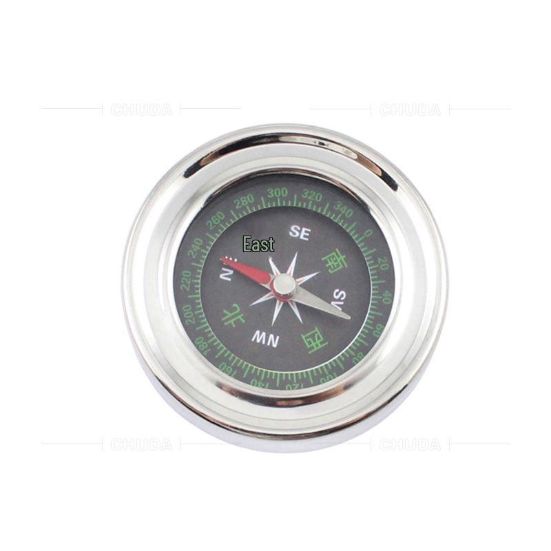 60mm Stainless Steel Military Multifunctional Compass for Students & Outdoor Sports Compass розового золота