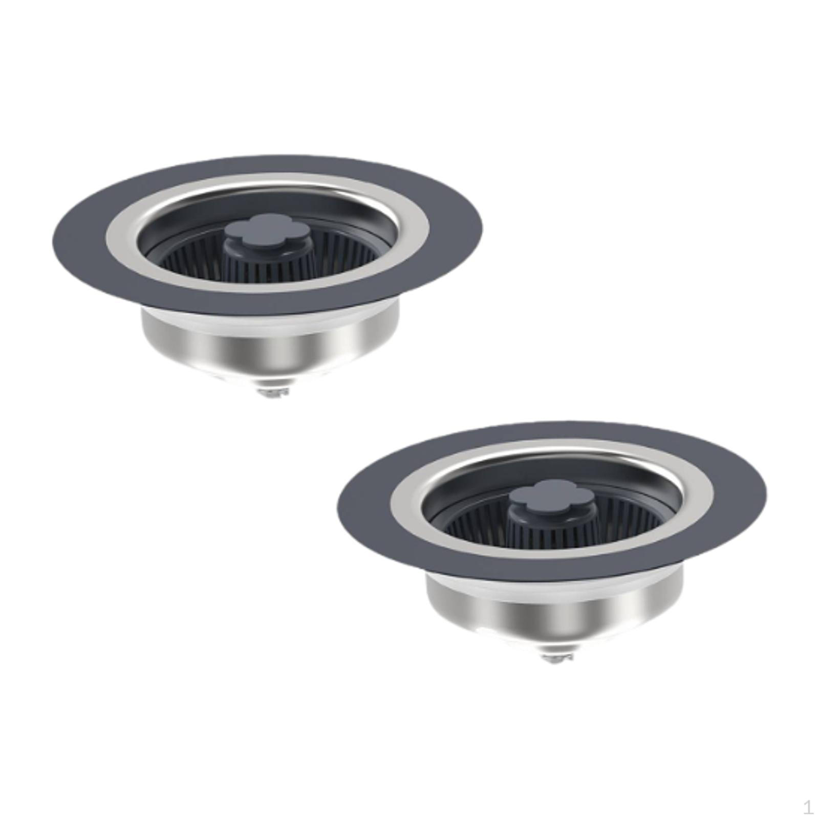 

Сітчастий фільтр для кухонної мийки з нержавіючої сталі для домашнього та комерційного використання Set B