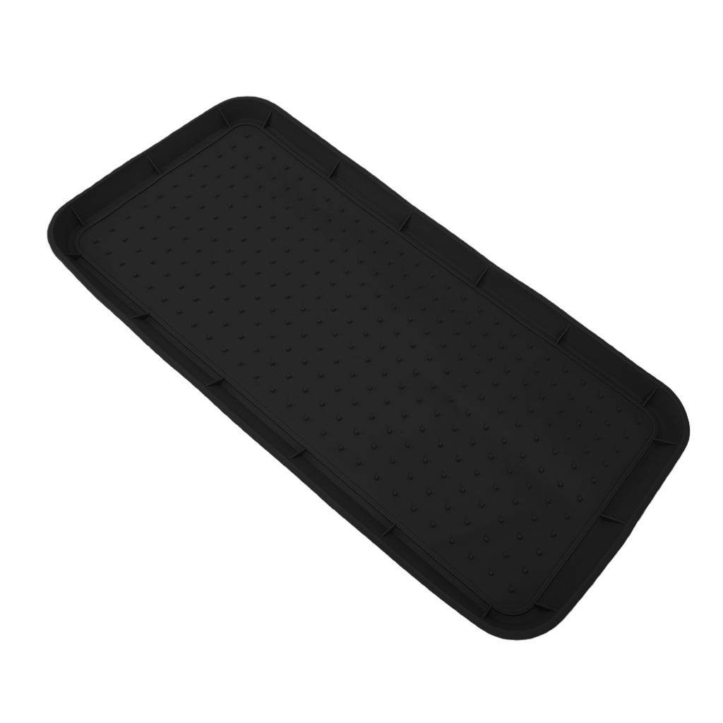 Silicone Shoe Tray with Lip Non Slip Heavy Duty Boot Mat   for Front Door Entryway Indoor Outdoor Use