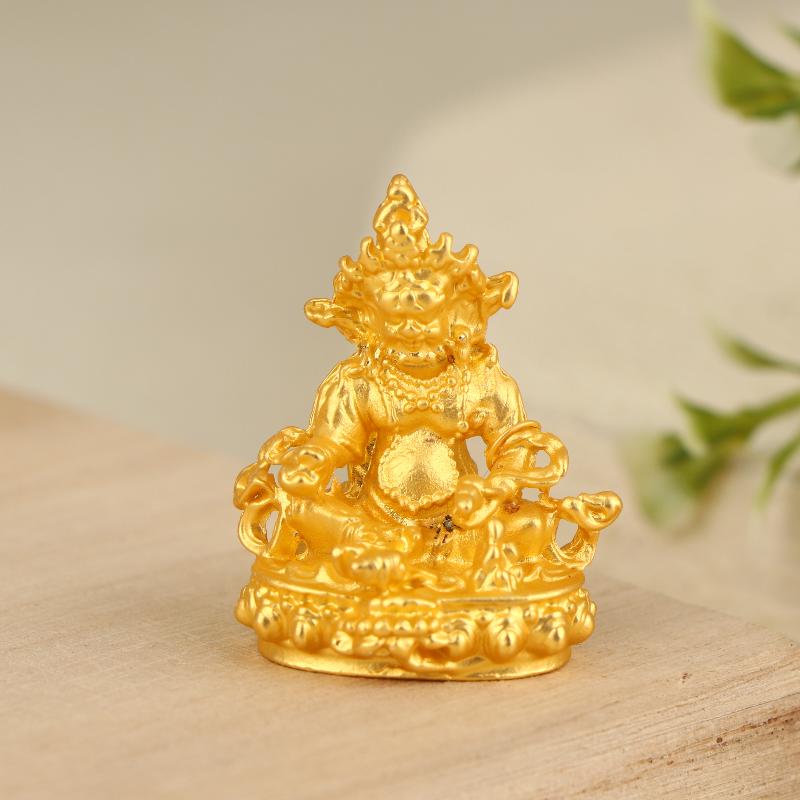 

Golden Eight-Directional Wealth Chinese God Of Wealth DIY Desktop Carving Ornament Fashion Versatile High-Value Decoration Gift