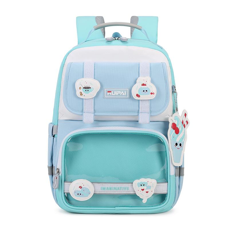 

Schoolbag for Female Primary School Students, Personalized Design for School, Spine Protection and Burden Reduction Children s Backpack