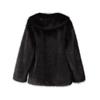 2025 Winter Women's Faux Fur Coat with Thickened Warmth and Suit Collar in European and American Style