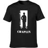 WANGJIA Chaplin Fitness Mens Black T-Shirt Unisex Tee Clothing