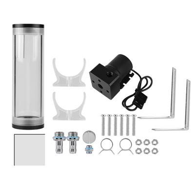 50m Diameter & 160mm Long Computer Water Cooling Tank 800LH Water Flow Mini DC Pump