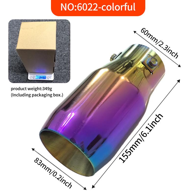 Stainless Steel Tailpipe for 6022 Jimny, Yueyue, Yuexiang M4, M2, Yingzhi, Hongguang, Cupid Cars