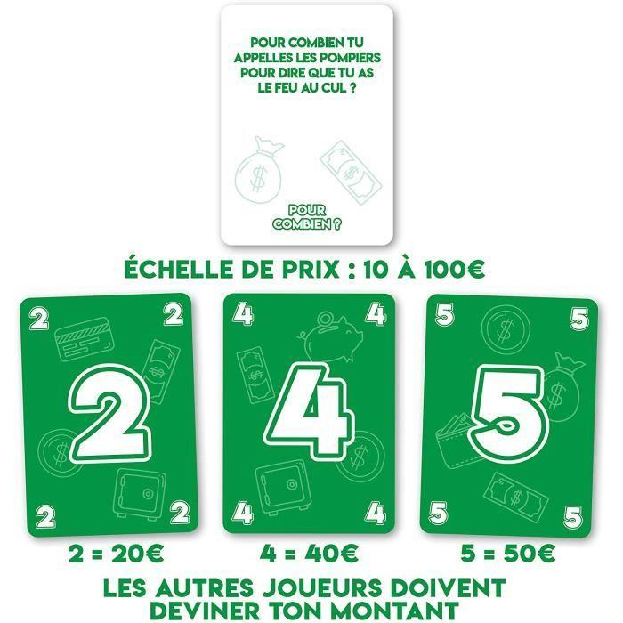 Original Cup - Pour Combien? - Quel est le Prix de ta Dignité? Serais-tu Prêt à Tout pour de l’Argent? Jeu de Société et de 6892