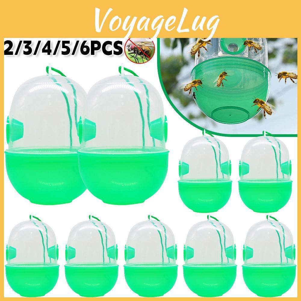 Fly Wasp 81pcs Reusable Insect Traps Hanging Plastic Asian Hornet Catcher Fly Killer Orchard Insect Trap Pest Control Products