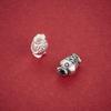 S925 Sterling Silver Koi Fish Spacer Beads for DIY Beading, Bracelet & Necklace Crafting