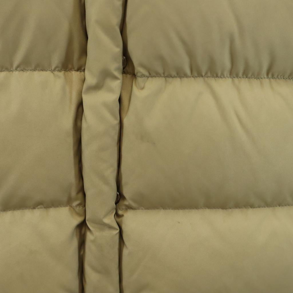 MONCLER Down jacket beige With raccoon fur Women Used