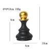 Collection Objects International Chess Ornaments Black White King Height Chess  Home Decor
