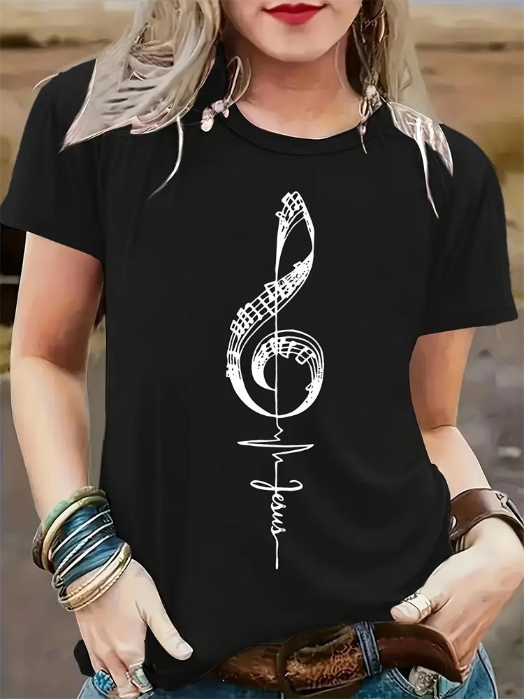 Summer Women'S T Shirt Vintage Patchwork Pattern Tee Short Sleeve Women'S Casual Short Sleeve Tee Round Neck Commuter Clothing