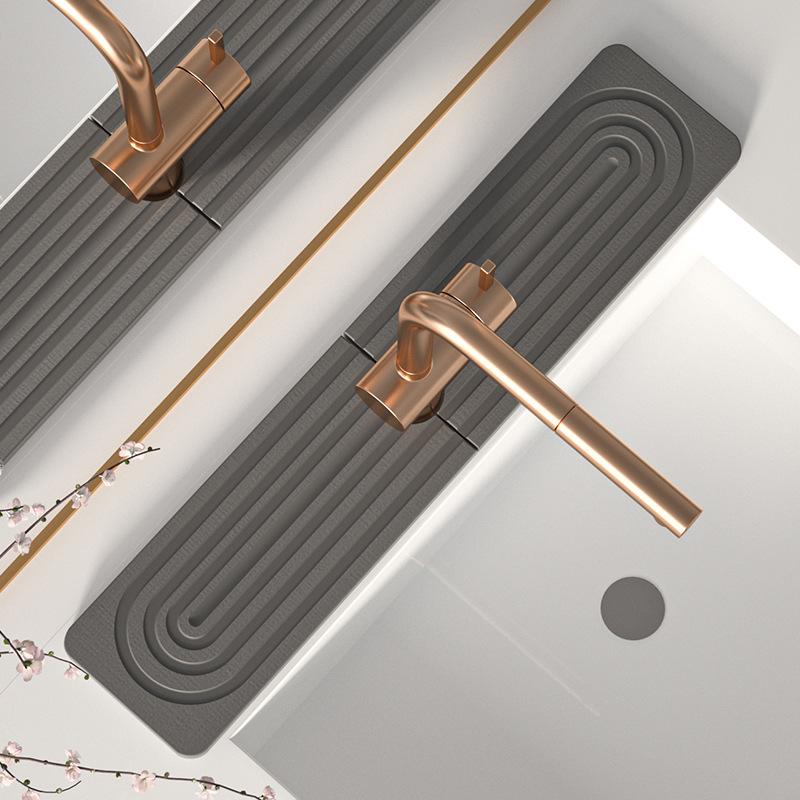 Diatom Mud Water-absorbing Quick-drying Hard Mat Kitchen Bathroom Sink Hand Wash Mat