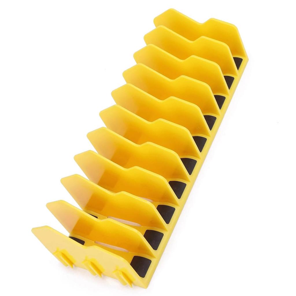 Rack Organizator pentru Clești 10 Fante Clești Tăietori Ciocan Organizator de Scule cu Bază de Cauciuc Antiderapant pentru Depozitarea Eficientă a Sculelor