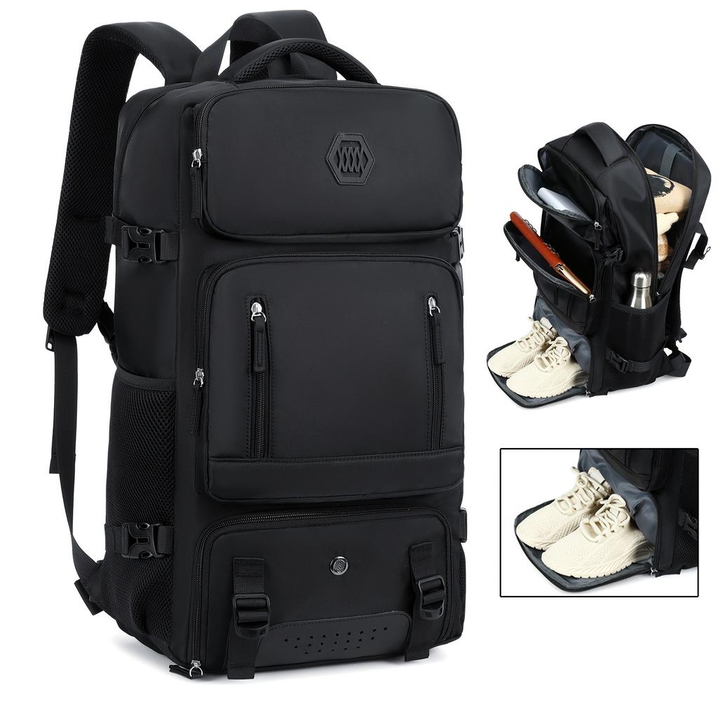 Tactical Expandable Backpack for Men Large Capacity Durable Travel Pack,Multi-Day Hike & Flight Carry On Backpack