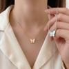 Shell Pendant Tarnish Free Necklace Layered Stainless Steel Choker  Evening
