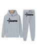 Gothic Punk Rock Letter Hoodie & Sweatshirt Set - Trendy Streetwear