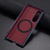 Business Kevlar Carbon Fiber Texture Magnetic Case for Samsung Galaxy Z Fold 8 Ultra 7 6 5 4 Screen Glass PC Hinge Protect Cover