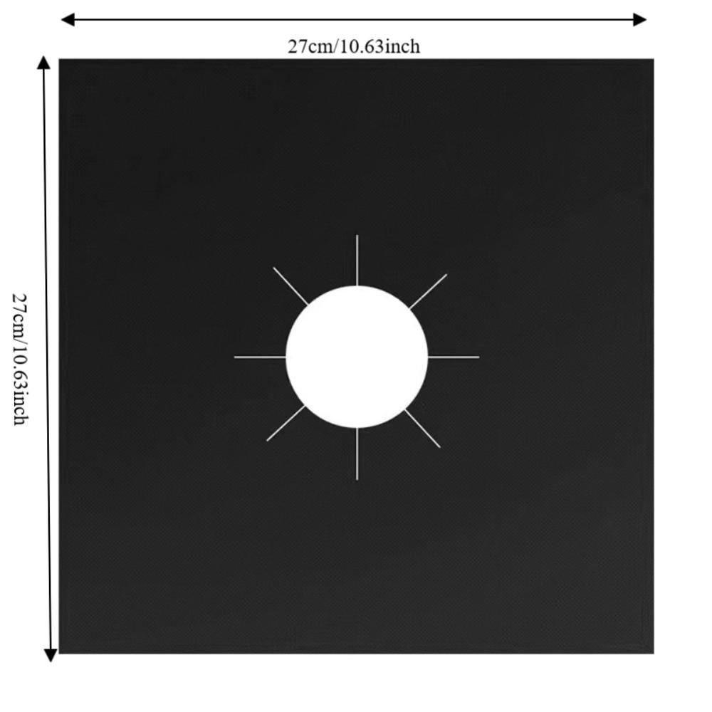 4PCS Anti-dirty Gas Stove Protector Oil-resistant Kitchen Stove Liner Covers  Restaurant