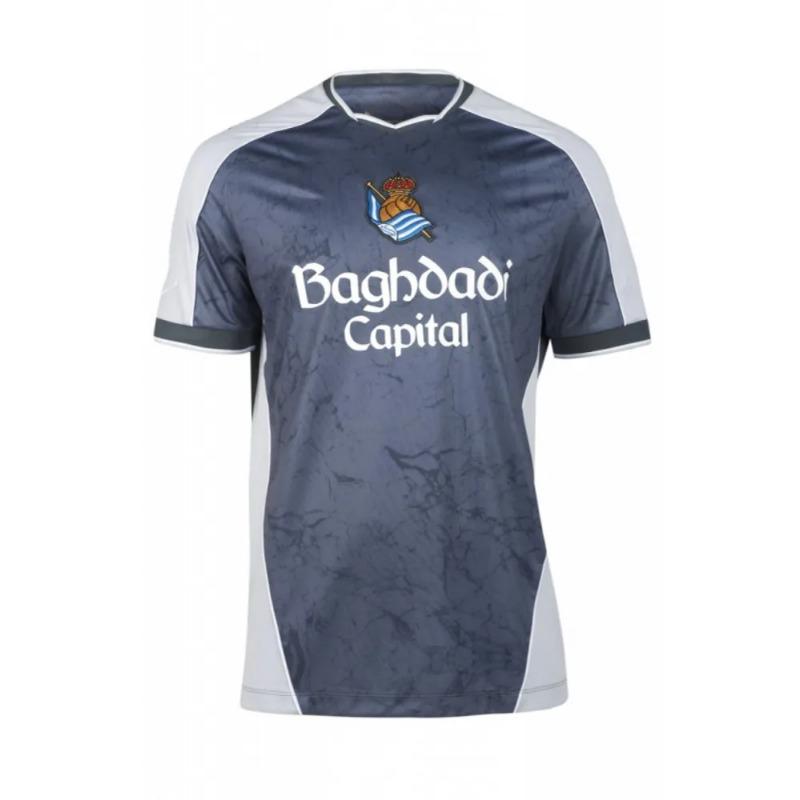Beach Surfing Real Sociedad Home and Away Footbool Jersey T-shirt Comfortbale T-shirt Same