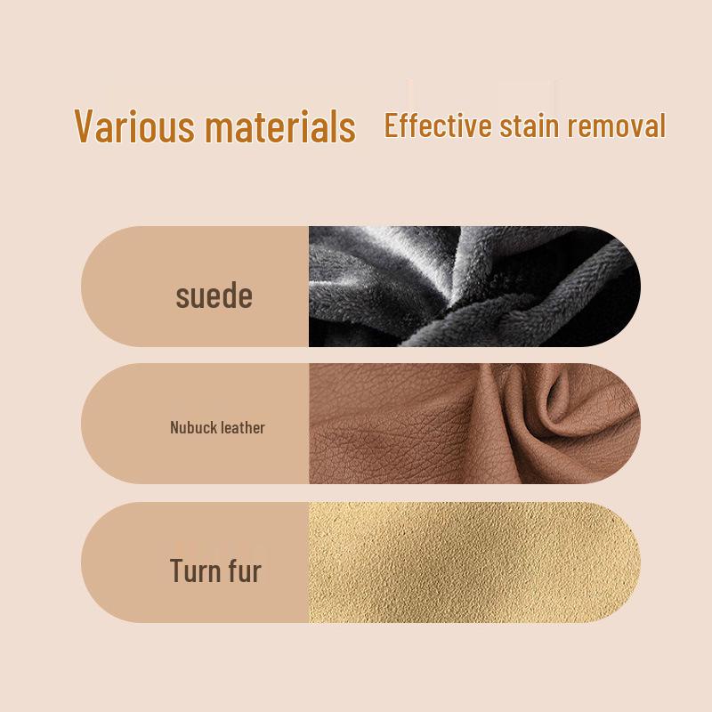 Weiche Gummi-Borsten Wildleder- & Nubukschuh-Reinigungsbürste zur Fleckenentfernung auf Schneestiefeln