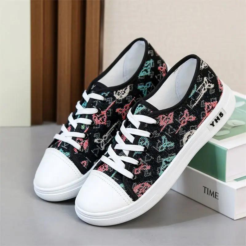 Spring and Autumn New Classic Versatile Women's Canvas Shoes Trend Flat Bottom Student Casual Sports Shoes sneakers