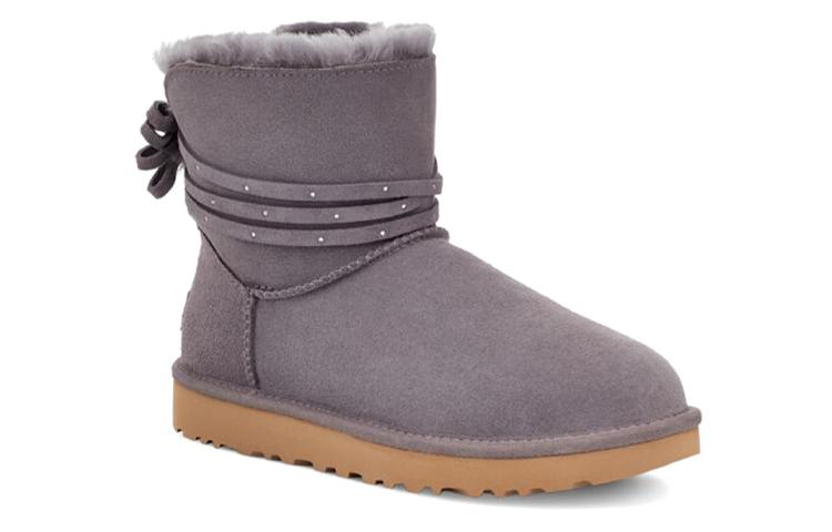 Women's Sneakers UGG Mini Bailey Bling Bow 'Grey' Women's