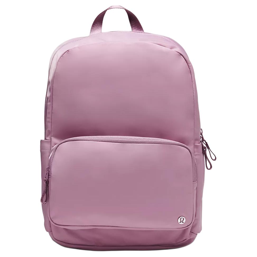 Lululemon Everywhere 22L Solid Fashionable Minimalist Versatile Nylon Backpack Unisex Backpack Lavender LU9BY6S-069013 Lavender