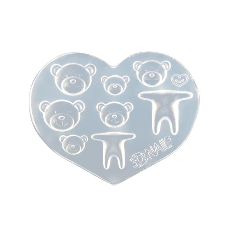 3D Nail Art Silicone Mold Flowers Love Stars Moon letter number Handicrafts Nail Decoration Moulds DIY Nail Tools Accessories