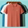Tricou Polo Bărbătesc Brodat de Înaltă Calitate de Vară Respirabil cu Mânecă Scurtă Larg Mărimi Mari cu Guler Top Casual pentru Bărbați