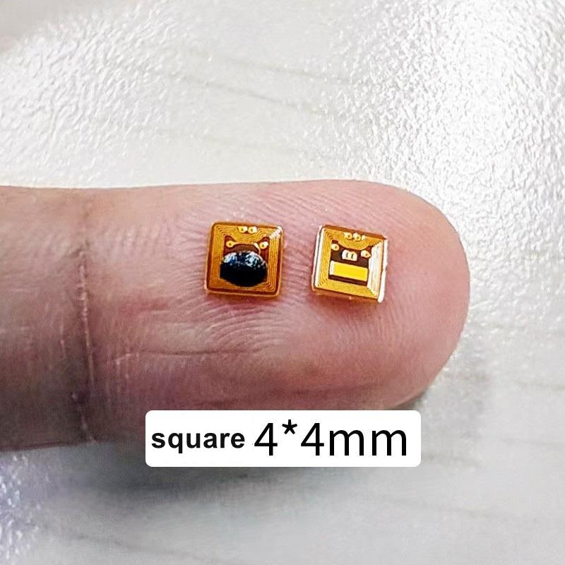 Programovatelný 4*4mm Mikro FPC NFC RFID Tag Samolepka Ntag213 1mm Dosah čtení pro Kontrolu přístupu a Řízení dodavatelského řetězce