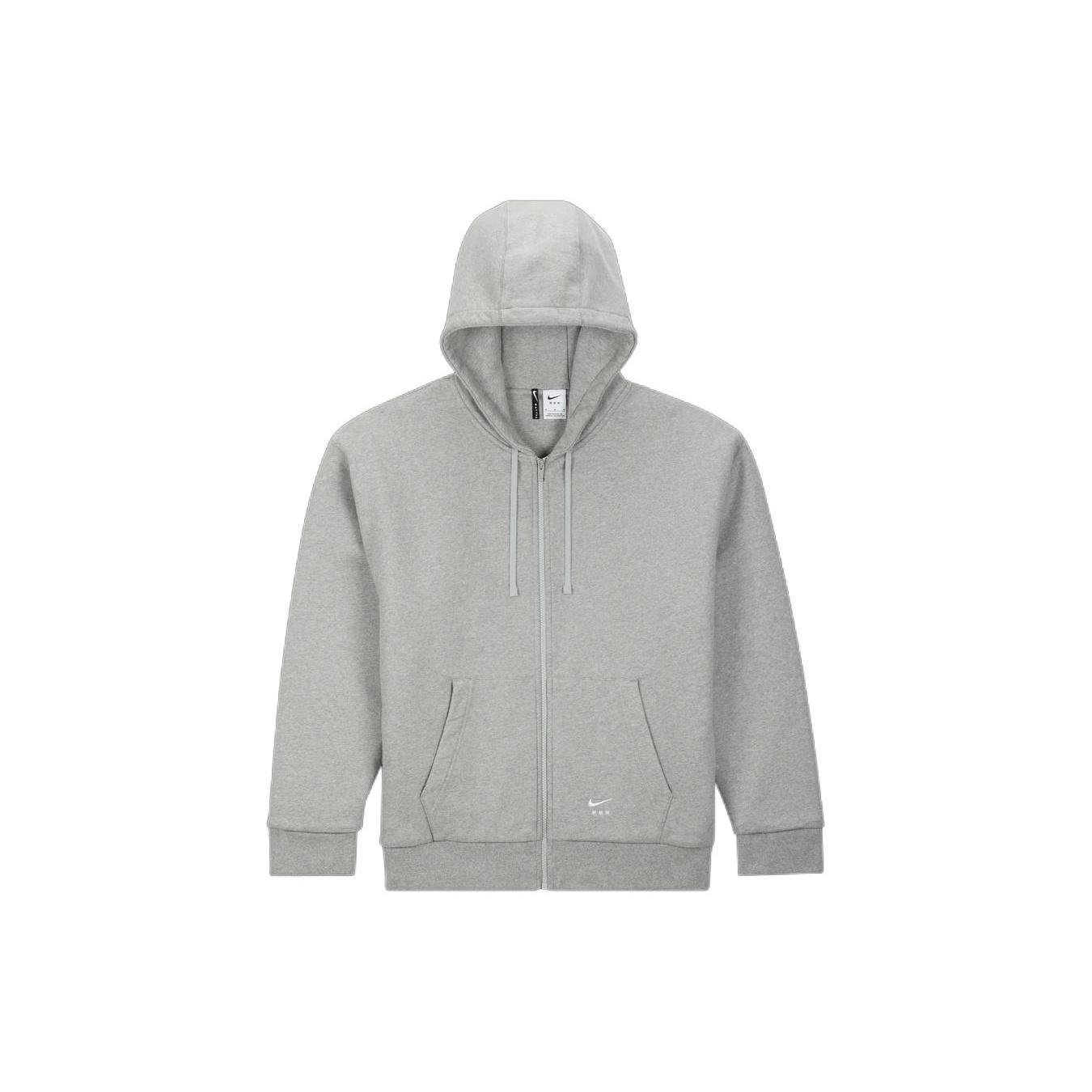 Nike x MMW Full-Zip Fleece Hoodie Grey Men s DR5364-050 S
