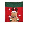 Snowman Christmas Chair Cover Elk Santa Claus Chair Back Cover  Office Banquet
