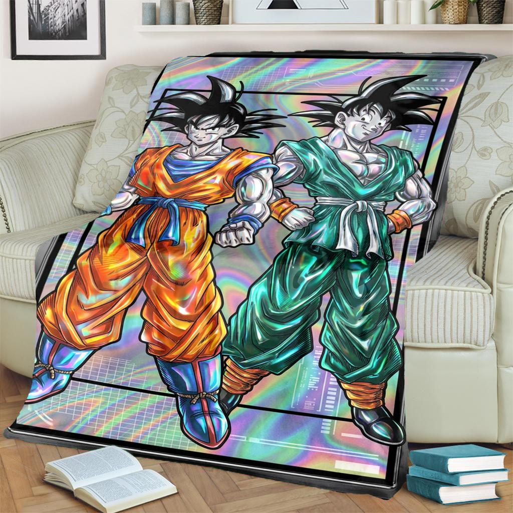 Comfortable Dragon Ball! Blanket Warm Flannel Print for Bedrooms, Sofas, Beds, Chairs, Picnics, Travel
