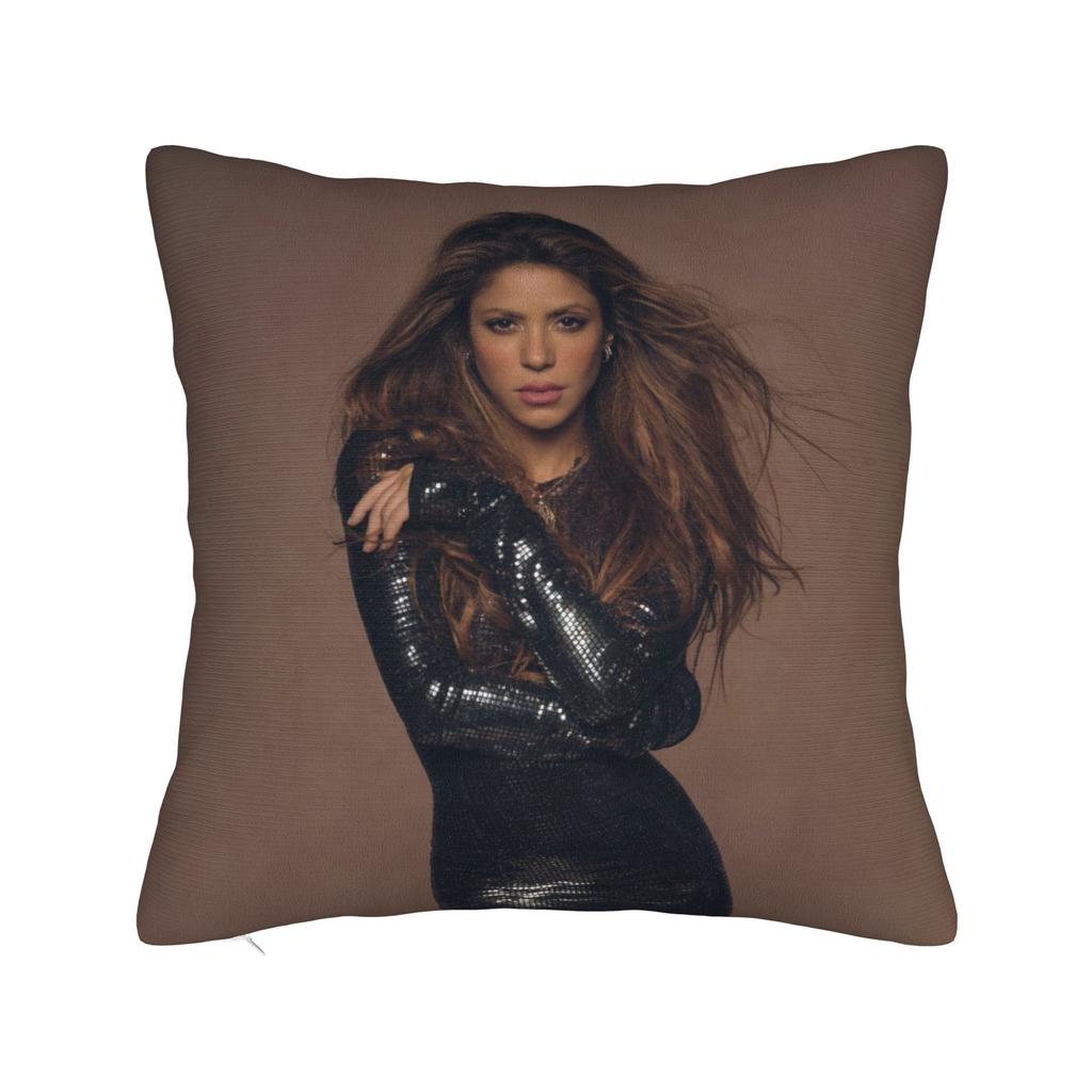 Singer S-Shakira Pillowcase Printed Cushion Cover Decoration Throw Pillow Case Cover Bedroom Square