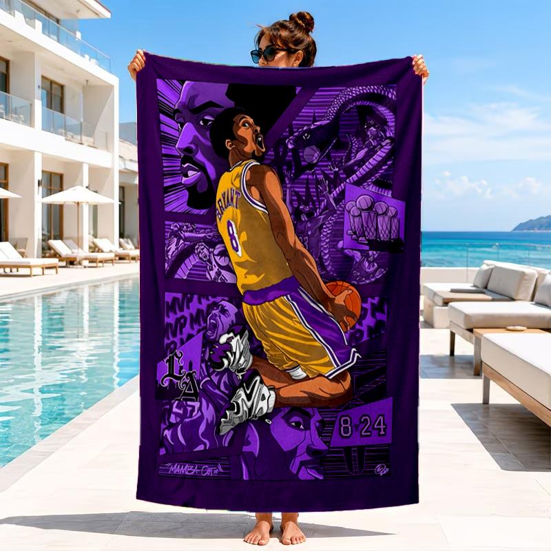 A Basketball Legend Beach Towel, Microfiber Beach Towel, Perfect For Pool, Beach, Travel, Home Decor Beach Party Fan gifts
