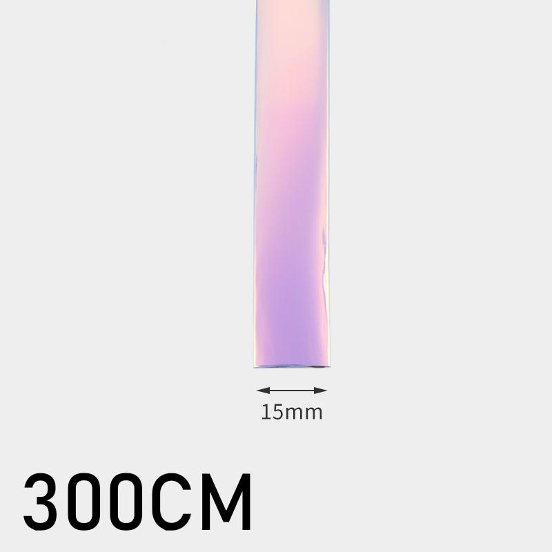 Barevné automatické samolepicí boční dveře Chromová lišta Dekorace Ochranná lišta nárazníku Páska proti kolizi