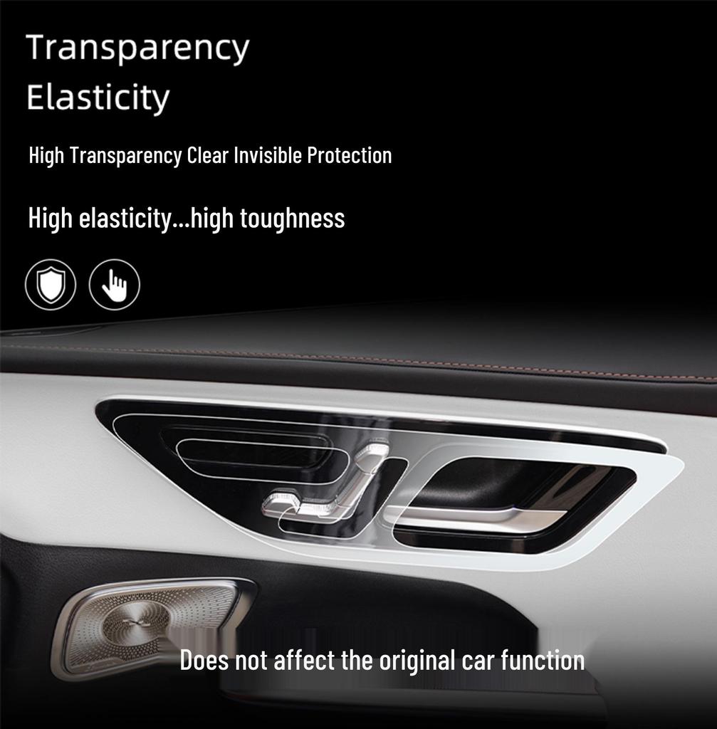 Volvo XC70 Interior Protection - Rear AC Film & Central Control Navigation Screen Tempered Film for 26 Models