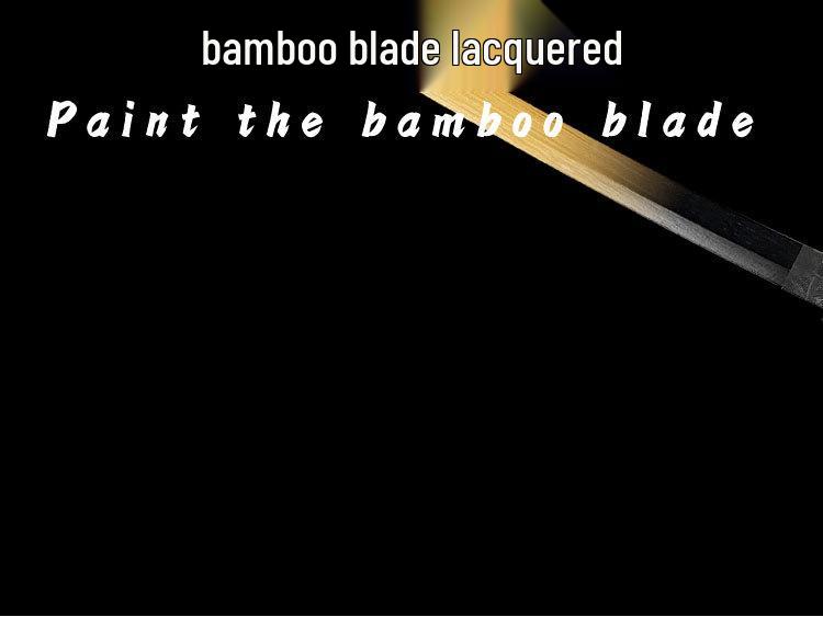 Tanjiro's Demon Slayer Nichirin Toy Sword for Kids - Bamboo Samurai Prop with Scabbard.