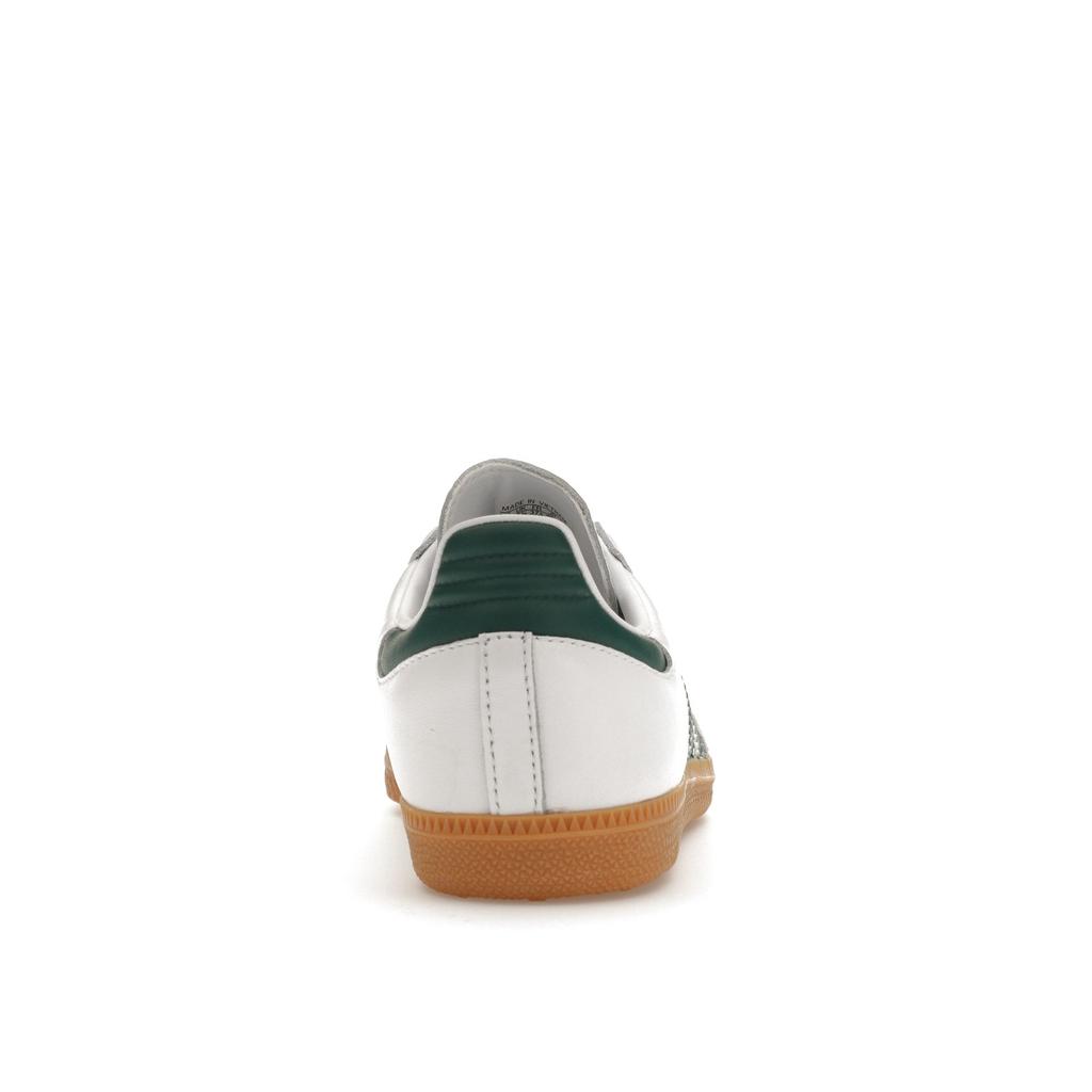 Adidas Samba OG Hvit Collegiate Grønn Gummi Unisex Sneakers Skyhvit IE3437