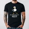 Bevor Du Fragst NEE Seagulls Kein Bock Lust German Funny Text Graphic Tshirt Black Cotton Vintage Short Sleeve Round Neck Unisex