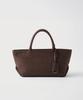 Bemymood Plie Woven Tote Bag - Brown