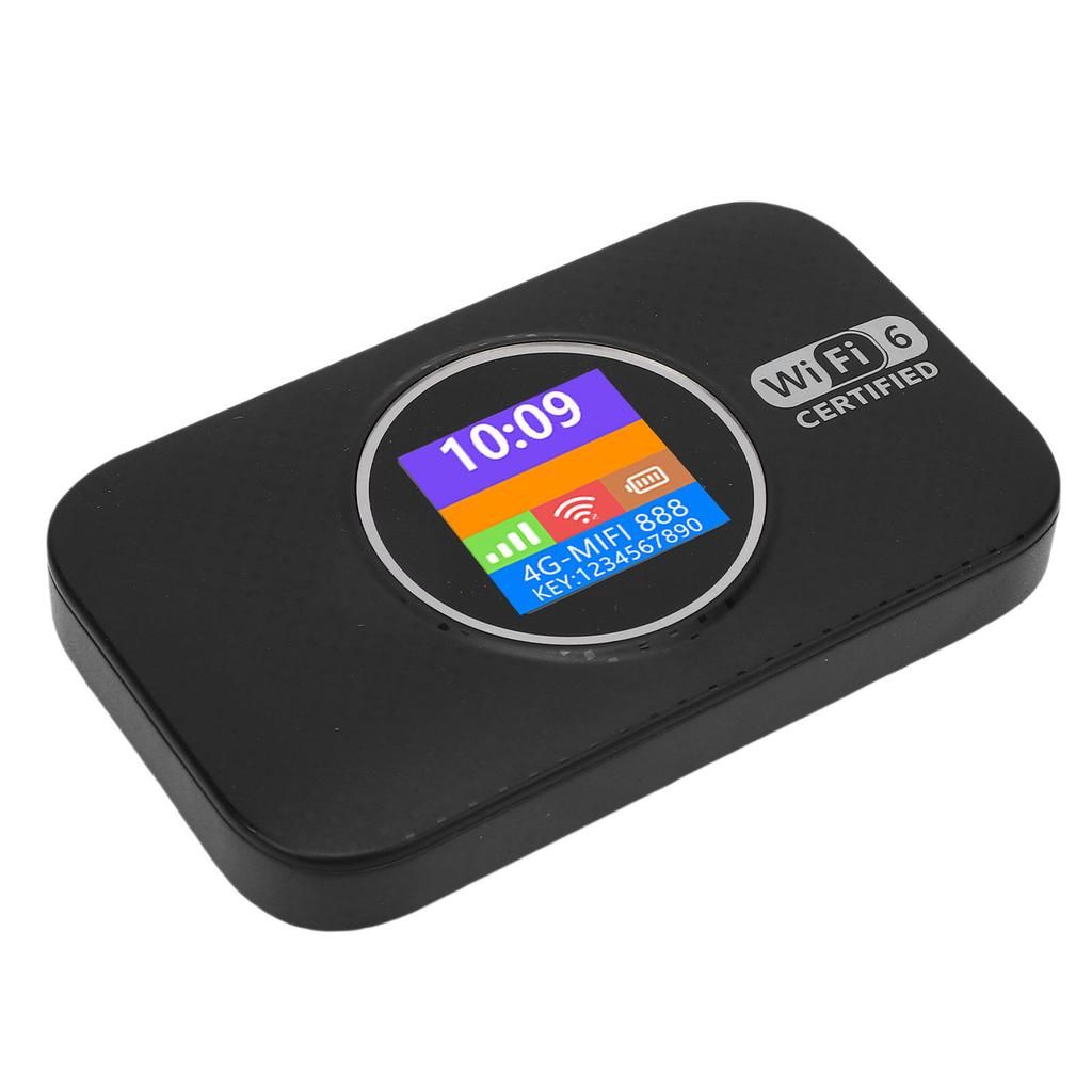 4G LTE Mobile WiFi Router Lockless WiFi 6 300Mbps SIM Slot Portable Hotspot Device for Camping Travel