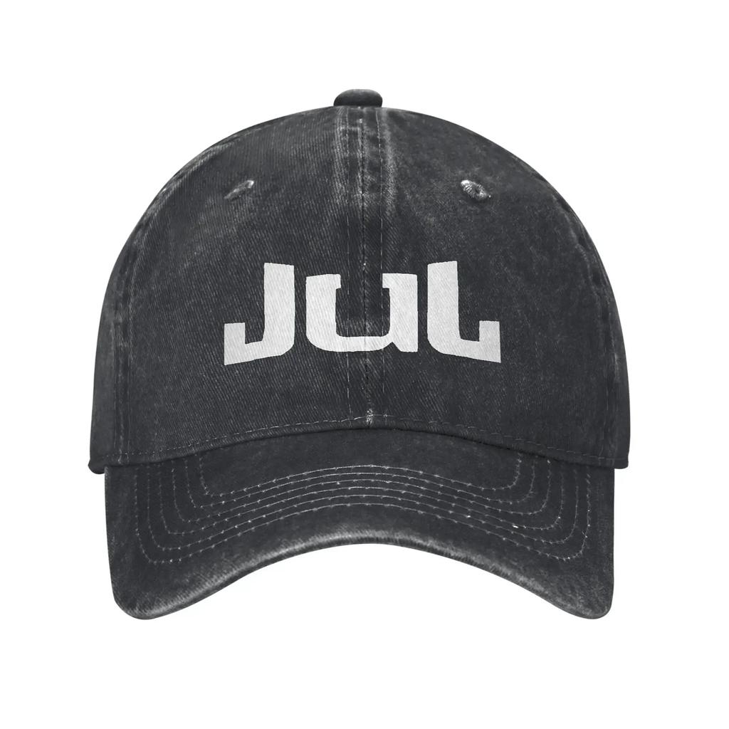 Ajul Sign Baseball Cap Vintage Distressed Denim Washed Music Sun Cap Unisex Style Outdoor Activities Adjustable Hats Cap