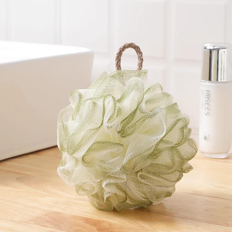 Premium Soft Exfoliating Shower Ball: Non-Dispersing, Luxurious Lather for Women’s Bathing