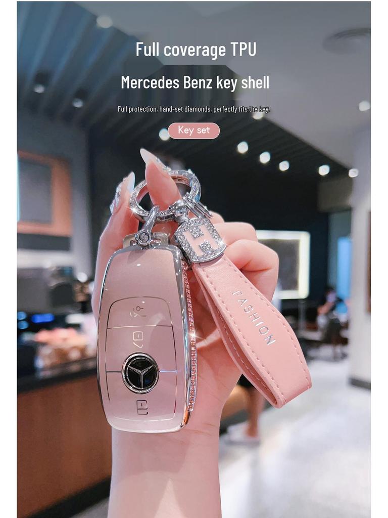 Mercedes-Benz Key Cover for E-Class, C-Class, G-Class, A-Class, CLA, GLB, C260L, GLC