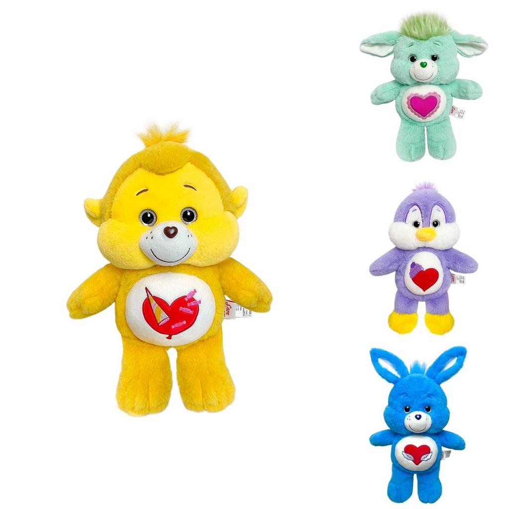 Soft And Cuddly Care Bears Plush Toy Series Including Heart Animal Friends In Rainbow Colors