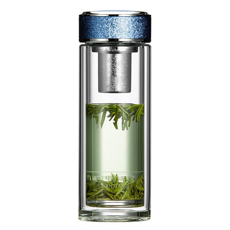 Vansi Double-Layer Antibacterial Glass Cup